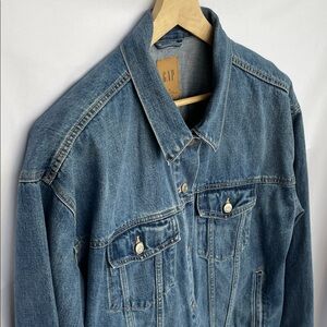 GAP Classic Oversize Blue Denim Jacket Size L
